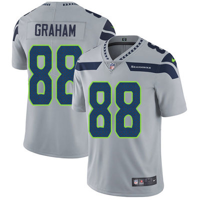 Nike Seahawks #88 Jimmy Graham Grey Alternate Men's Stitched NFL Vapor Untouchable Limited Jersey Nike Seahawks #88 Jimmy Graham Grey Alternate Men's Stitched NFL Vapor Untouchable Limited Jersey