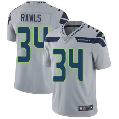 Nike Seahawks #34 Thomas Rawls Grey Alternate Men's Stitched NFL Vapor Untouchable Limited Jersey Nike Seahawks #34 Thomas Rawls Grey Alternate Men's Stitched NFL Vapor Untouchable Limited Jersey