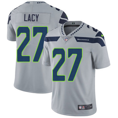 Nike Seahawks #27 Eddie Lacy Grey Alternate Men's Stitched NFL Vapor Untouchable Limited Jersey Nike Seahawks #27 Eddie Lacy Grey Alternate Men's Stitched NFL Vapor Untouchable Limited Jersey