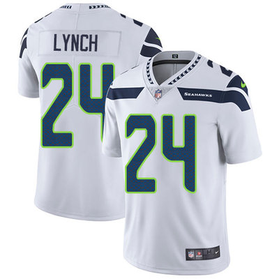 Nike Seahawks #24 Marshawn Lynch White Men's Stitched NFL Vapor Untouchable Limited Jersey Nike Seahawks #24 Marshawn Lynch White Men's Stitched NFL Vapor Untouchable Limited Jersey
