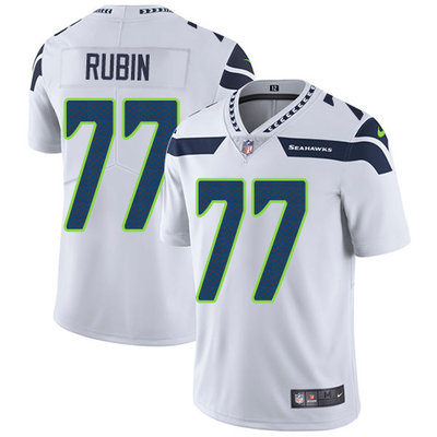 Nike Seahawks #77 Ahtyba Rubin White Men's Stitched NFL Vapor Untouchable Limited Jersey Nike Seahawks #77 Ahtyba Rubin White Men's Stitched NFL Vapor Untouchable Limited Jersey