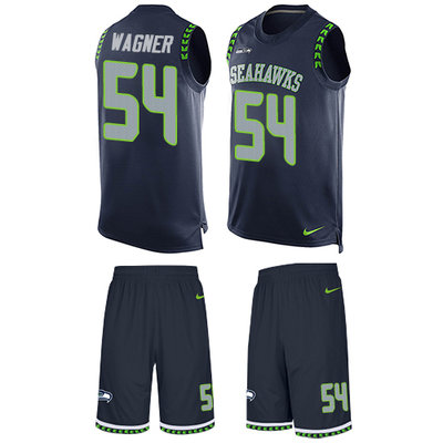 Nike Seahawks #54 Bobby Wagner Steel Blue Team Color Men's Stitched NFL Limited Tank Top Suit Jersey Nike Seahawks #54 Bobby Wagner Steel Blue Team Color Men's Stitched NFL Limited Tank Top Suit Jersey