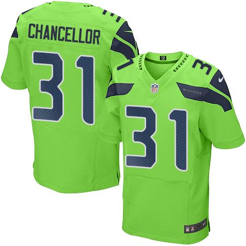 Nike Seahawks #31 Kam Chancellor Green Men's Stitched NFL Elite Rush Jersey Nike Seahawks #31 Kam Chancellor Green Men's Stitched NFL Elite Rush Jersey