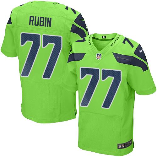 Nike Seahawks #77 Ahtyba Rubin Green Men's Stitched NFL Elite Rush Jersey Nike Seahawks #77 Ahtyba Rubin Green Men's Stitched NFL Elite Rush Jersey