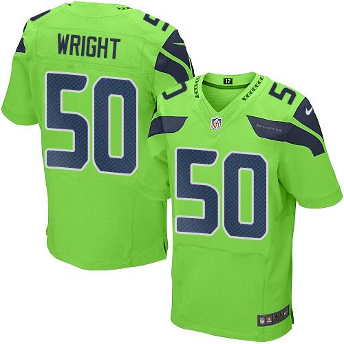 Nike Seahawks #50 K.J. Wright Green Men's Stitched NFL Elite Rush Jersey Nike Seahawks #50 K.J. Wright Green Men's Stitched NFL Elite Rush Jersey