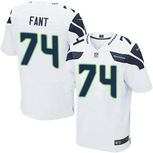 Nike Seahawks #74 George Fant White Men's Stitched NFL Elite Jersey Nike Seahawks #74 George Fant White Men's Stitched NFL Elite Jersey