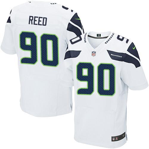 Nike Seahawks #90 Jarran Reed White Men's Stitched NFL Elite Jersey Nike Seahawks #90 Jarran Reed White Men's Stitched NFL Elite Jersey