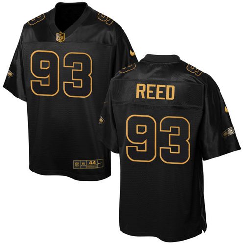 Nike Seahawks #93 Jarran Reed Black Men's Stitched NFL Elite Pro Line Gold Collection Jersey Nike Seahawks #93 Jarran Reed Black Men's Stitched NFL Elite Pro Line Gold Collection Jersey