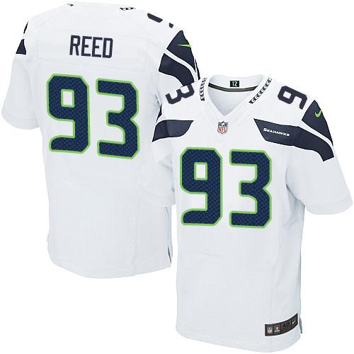 Nike Seahawks #93 Jarran Reed White Men's Stitched NFL Elite Jersey Nike Seahawks #93 Jarran Reed White Men's Stitched NFL Elite Jersey