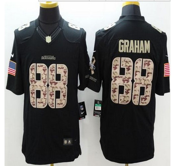 New Seattle Seahawks #88 Jimmy Graham Black Men's Stitched NFL Limited Salute to Service jersey New Seattle Seahawks #88 Jimmy Graham Black Men's Stitched NFL Limited Salute to Service jersey
