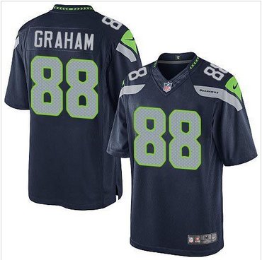 NEW Seattle Seahawks #88 Jimmy Graham Steel Blue Team Color Men's Stitched NFL Limited Jersey NEW Seattle Seahawks #88 Jimmy Graham Steel Blue Team Color Men's Stitched NFL Limited Jersey