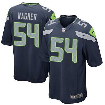 New Seattle Seahawks #54 Bobby Wagner Steel Blue Team Color NFL Game Jersey New Seattle Seahawks #54 Bobby Wagner Steel Blue Team Color NFL Game Jersey
