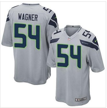 New Seattle Seahawks #54 Bobby Wagner Grey Alternate NFL Game Jersey
