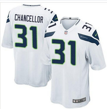 New Seattle Seahawks #31 Kam Chancellor White NFL Game Jersey New Seattle Seahawks #31 Kam Chancellor White NFL Game Jersey