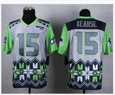 New Seattle Seahawks #15 Jermaine Kearse Grey NFL Elite Noble Fashion Jersey New Seattle Seahawks #15 Jermaine Kearse Grey NFL Elite Noble Fashion Jersey