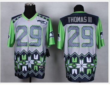 New Seattle Seahawks #29 Earl Thomas III Grey NFL Elite Noble Fashion Jersey New Seattle Seahawks #29 Earl Thomas III Grey NFL Elite Noble Fashion Jersey