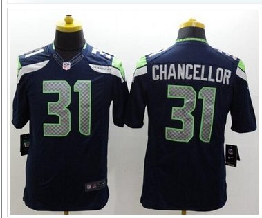 NEW Seattle Seahawks #31 Kam Chancellor Steel Blue Team Color NFL limited jersey NEW Seattle Seahawks #31 Kam Chancellor Steel Blue Team Color NFL limited jersey