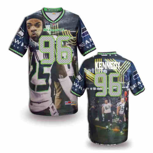 New Seattle Seahawks #96 Cortez Kennedy Team Color NFL Elite Fanatical Version Jerseys New Seattle Seahawks #96 Cortez Kennedy Team Color NFL Elite Fanatical Version Jerseys