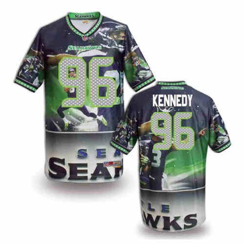 New Seattle Seahawks #96 Cortez Kennedy Team Color NFL Elite Fanatical Version Jerseys New Seattle Seahawks #96 Cortez Kennedy Team Color NFL Elite Fanatical Version Jerseys