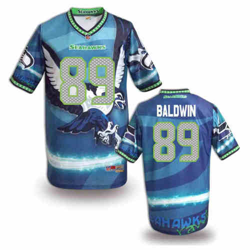 New Seattle Seahawks #89 Doug Baldwin Team Color NFL Elite Fanatical Version Jerseys New Seattle Seahawks #89 Doug Baldwin Team Color NFL Elite Fanatical Version Jerseys