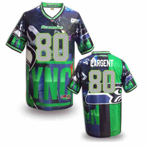 New Seattle Seahawks #80 Steve Largent Team Color Elite Fanatical Version Jersey New Seattle Seahawks #80 Steve Largent Team Color Elite Fanatical Version Jersey