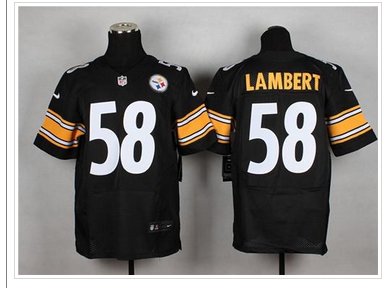 NEW Pittsburgh Steelers #58 Jack Lambert Black Team Color NFL Elite Jersey NEW Pittsburgh Steelers #58 Jack Lambert Black Team Color NFL Elite Jersey
