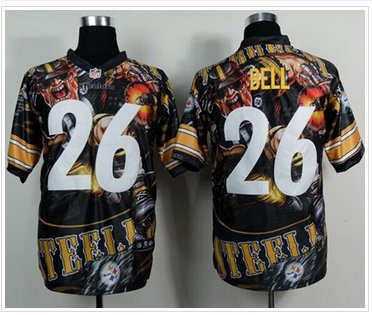 NEW Steelers #26 Le'Veon Bell Team Color NFL Elite Fanatical Version Jersey NEW Steelers #26 Le'Veon Bell Team Color NFL Elite Fanatical Version Jersey