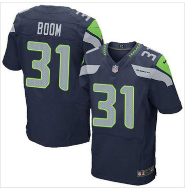 NEW Seattle Seahawks #31 Kam Chancellor Steel Blue Team Color NFL Legion of Boom Elite Jersey