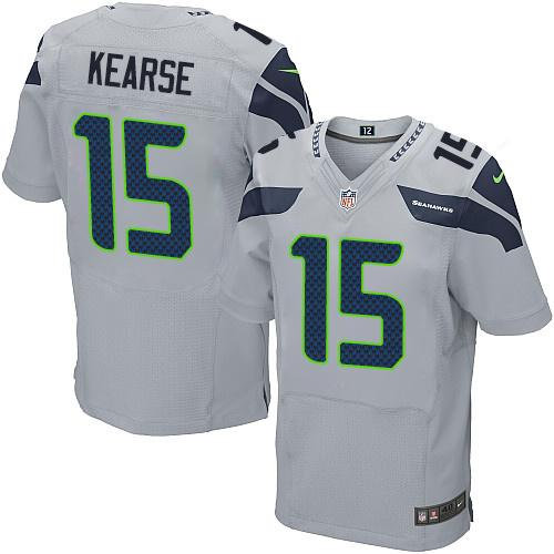 Seattle Seahawks #15 Jermaine Kearse Grey Alternate NFL Elite Jersey Seattle Seahawks #15 Jermaine Kearse Grey Alternate NFL Elite Jersey