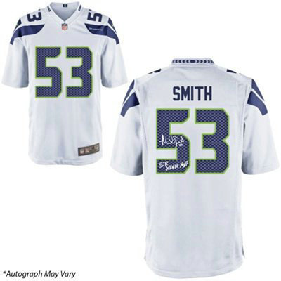 NEW Seattle Seahawks #53 Malcolm Smith White Jersey(Signed Elite) NEW Seattle Seahawks #53 Malcolm Smith White Jersey(Signed Elite)