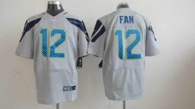 NEW NFL Seattle Seahawks 12 Fan New Grey Colors Jerseys (Elite) NEW NFL Seattle Seahawks 12 Fan New Grey Colors Jerseys (Elite)