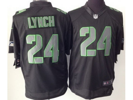 NEW Seattle Seahawks 24 Marshawn Lynch Black Impact Lmited NFL Jerseys NEW Seattle Seahawks 24 Marshawn Lynch Black Impact Lmited NFL Jerseys