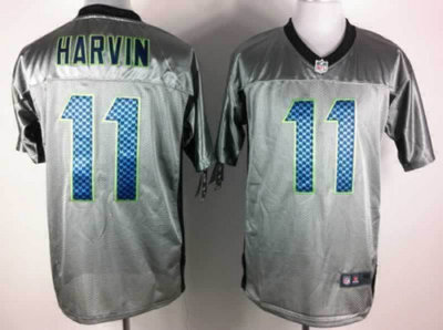 NEW NFL Seattle Seahawks 11 Percy Harvin Grey Shadow Jerseys NEW NFL Seattle Seahawks 11 Percy Harvin Grey Shadow Jerseys