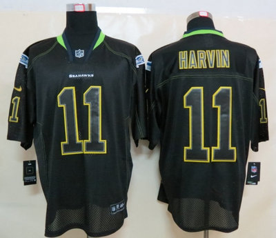NEW NFL Seattle Seahawks 11 Percy Harvin Lights Out Black Elite Jerseys NEW NFL Seattle Seahawks 11 Percy Harvin Lights Out Black Elite Jerseys