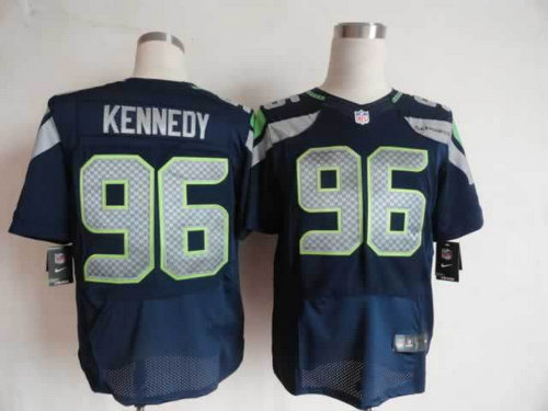 NEW NFL Seattle Seahawks 96 Cortez Kennedy Blue Jerseys (Elite) NEW NFL Seattle Seahawks 96 Cortez Kennedy Blue Jerseys (Elite)