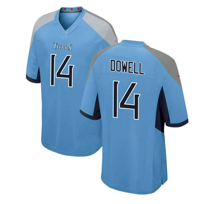 Tennessee Titans #14 Colton Dowell Light Blue Stitched Vapor Limited Football Jerseys