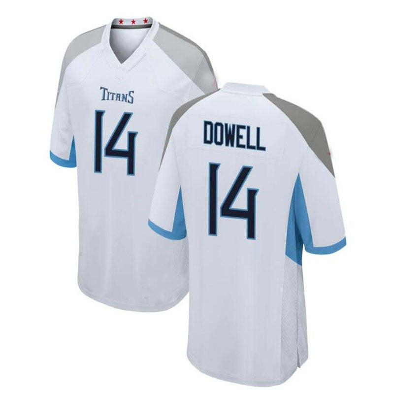 Tennessee Titans #14 Colton Dowell White Stitched Vapor Limited Football Jerseys