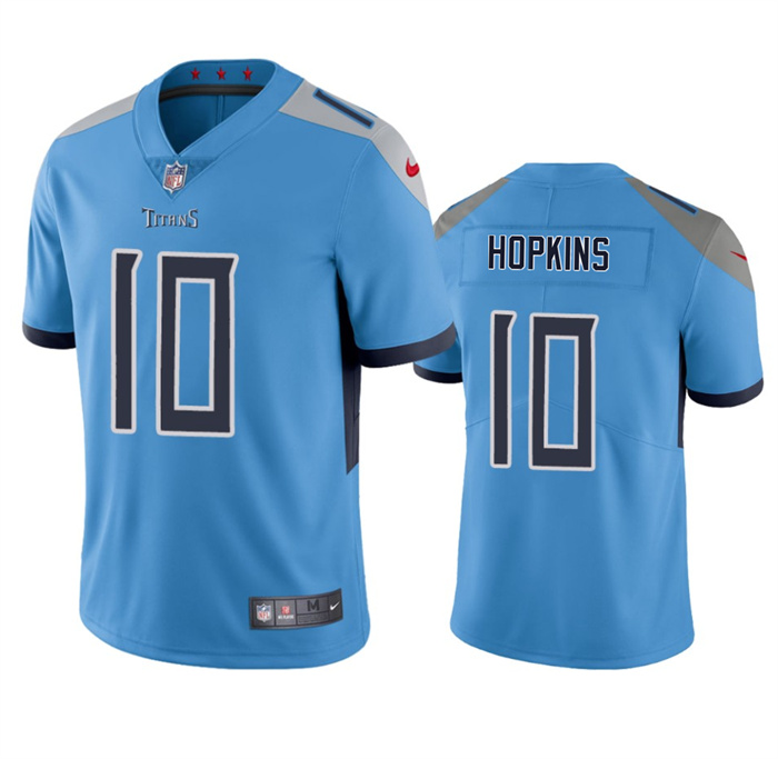 Men's Tennessee Titans #10 DeAndre Hopkins Blue Vapor Untouchable Stitched Jersey Men's Tennessee Titans #10 DeAndre Hopkins Blue Vapor Untouchable Stitched Jersey