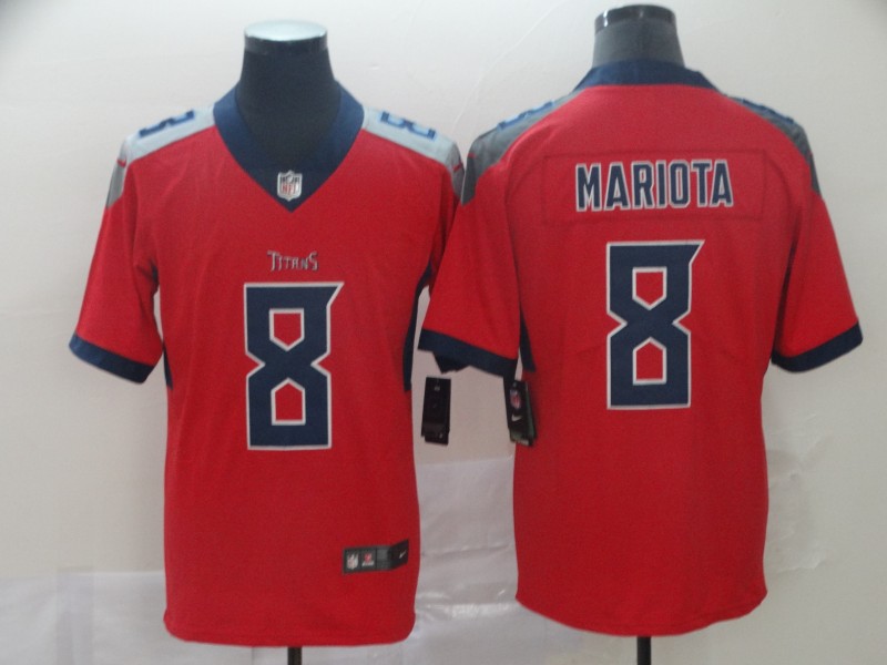 Nike Titans 8 Marcus Mariota Red Inverted Legend Limited Jersey Nike Titans 8 Marcus Mariota Red Inverted Legend Limited Jersey