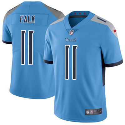 Nike Titans #11 Luke Falk Light Blue Team Color Men's Stitched NFL Vapor Untouchable Limited Jersey Nike Titans #11 Luke Falk Light Blue Team Color Men's Stitched NFL Vapor Untouchable Limited Jersey
