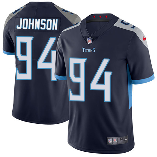 Nike Titans #94 Austin Johnson Navy Blue Alternate Men's Stitched NFL Vapor Untouchable Limited Jersey Nike Titans #94 Austin Johnson Navy Blue Alternate Men's Stitched NFL Vapor Untouchable Limited Jersey