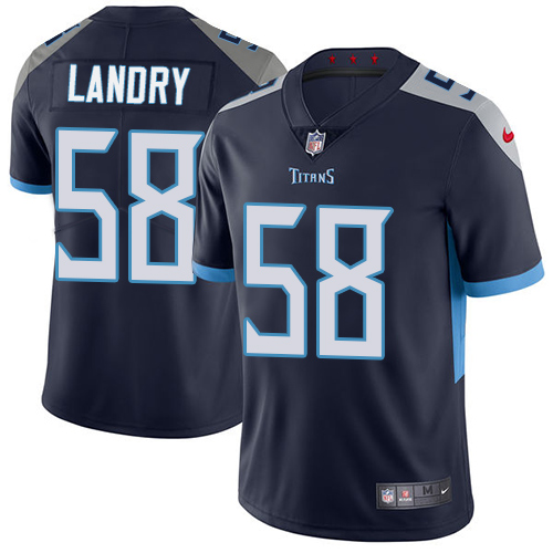 Nike Titans #58 Harold Landry Navy Blue Alternate Men's Stitched NFL Vapor Untouchable Limited Jersey Nike Titans #58 Harold Landry Navy Blue Alternate Men's Stitched NFL Vapor Untouchable Limited Jersey
