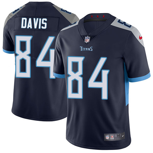 Nike Titans #84 Corey Davis Navy Blue Alternate Men's Stitched NFL Vapor Untouchable Limited Jersey Nike Titans #84 Corey Davis Navy Blue Alternate Men's Stitched NFL Vapor Untouchable Limited Jersey