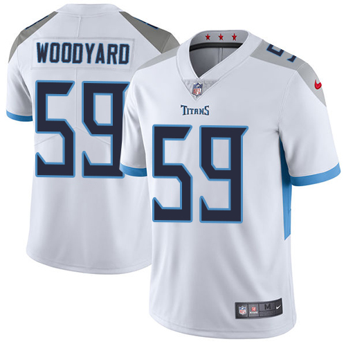 Nike Titans #59 Wesley Woodyard White Men's Stitched NFL Vapor Untouchable Limited Jersey Nike Titans #59 Wesley Woodyard White Men's Stitched NFL Vapor Untouchable Limited Jersey