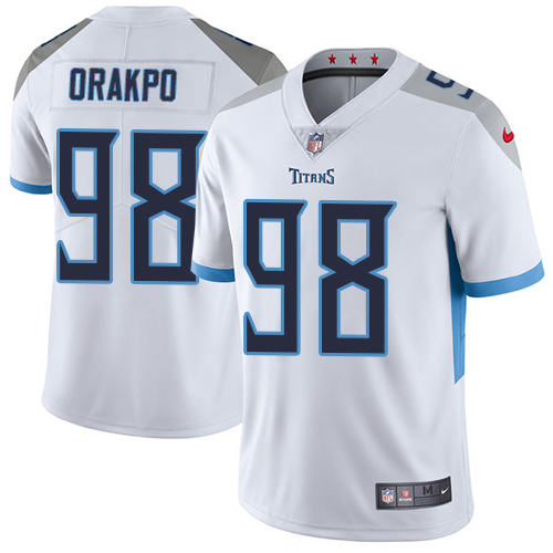 Nike Titans #98 Brian Orakpo White Men's Stitched NFL Vapor Untouchable Limited Jersey Nike Titans #98 Brian Orakpo White Men's Stitched NFL Vapor Untouchable Limited Jersey