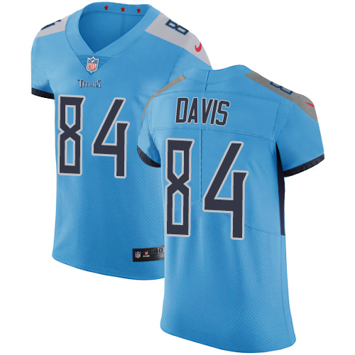 Nike Titans #84 Corey Davis Light Blue Team Color Men's Stitched NFL Vapor Untouchable Elite Jersey Nike Titans #84 Corey Davis Light Blue Team Color Men's Stitched NFL Vapor Untouchable Elite Jersey