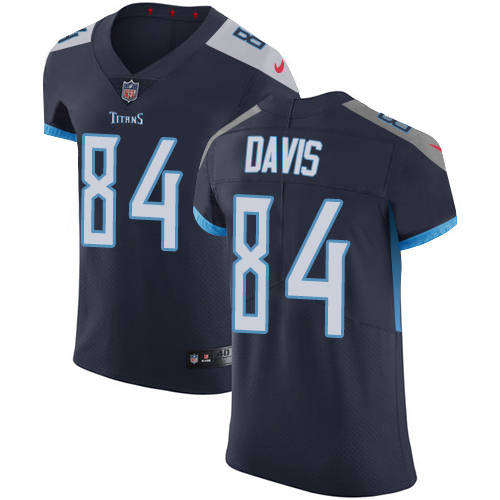 Nike Titans #84 Corey Davis Navy Blue Alternate Men's Stitched NFL Vapor Untouchable Elite Jersey Nike Titans #84 Corey Davis Navy Blue Alternate Men's Stitched NFL Vapor Untouchable Elite Jersey