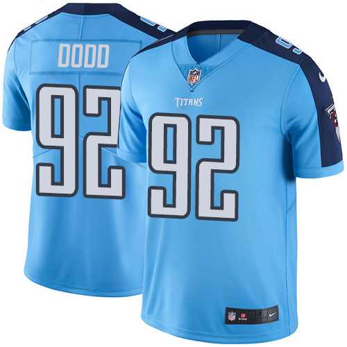 Nike Titans #92 Kevin Dodd Light Blue Men's Stitched NFL Limited Rush Jersey Nike Titans #92 Kevin Dodd Light Blue Men's Stitched NFL Limited Rush Jersey
