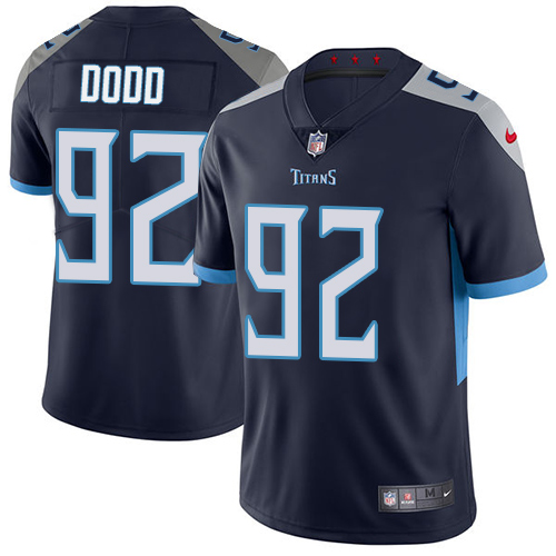 Nike Titans #92 Kevin Dodd Navy Blue Alternate Men's Stitched NFL Vapor Untouchable Limited Jersey Nike Titans #92 Kevin Dodd Navy Blue Alternate Men's Stitched NFL Vapor Untouchable Limited Jersey