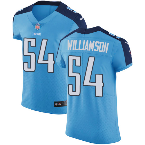Nike Titans #54 Avery Williamson Light Blue Team Color Men's Stitched NFL Vapor Untouchable Elite Jersey Nike Titans #54 Avery Williamson Light Blue Team Color Men's Stitched NFL Vapor Untouchable Elite Jersey